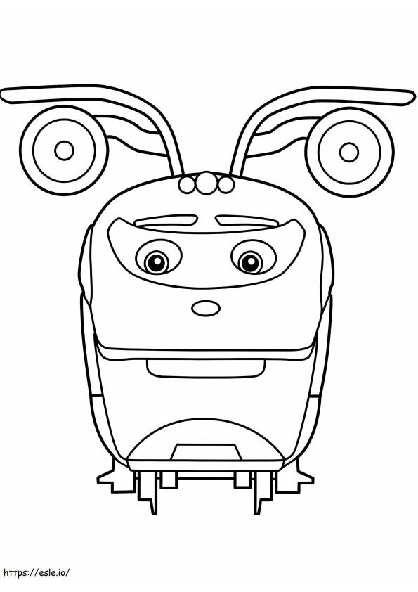 Action Chugger From Chuggington coloring page