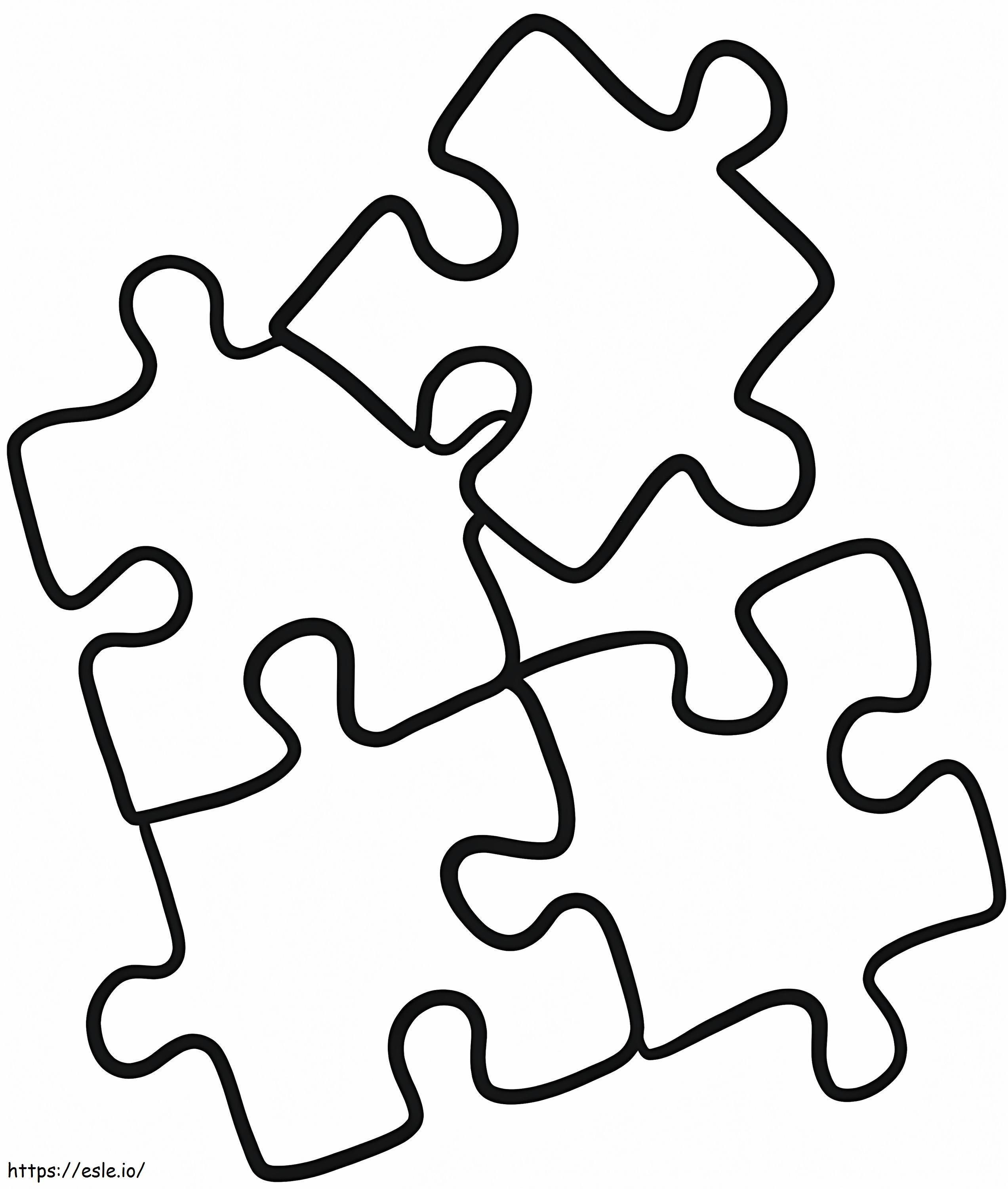 Jigsaw Puzzle imprimabil de colorat