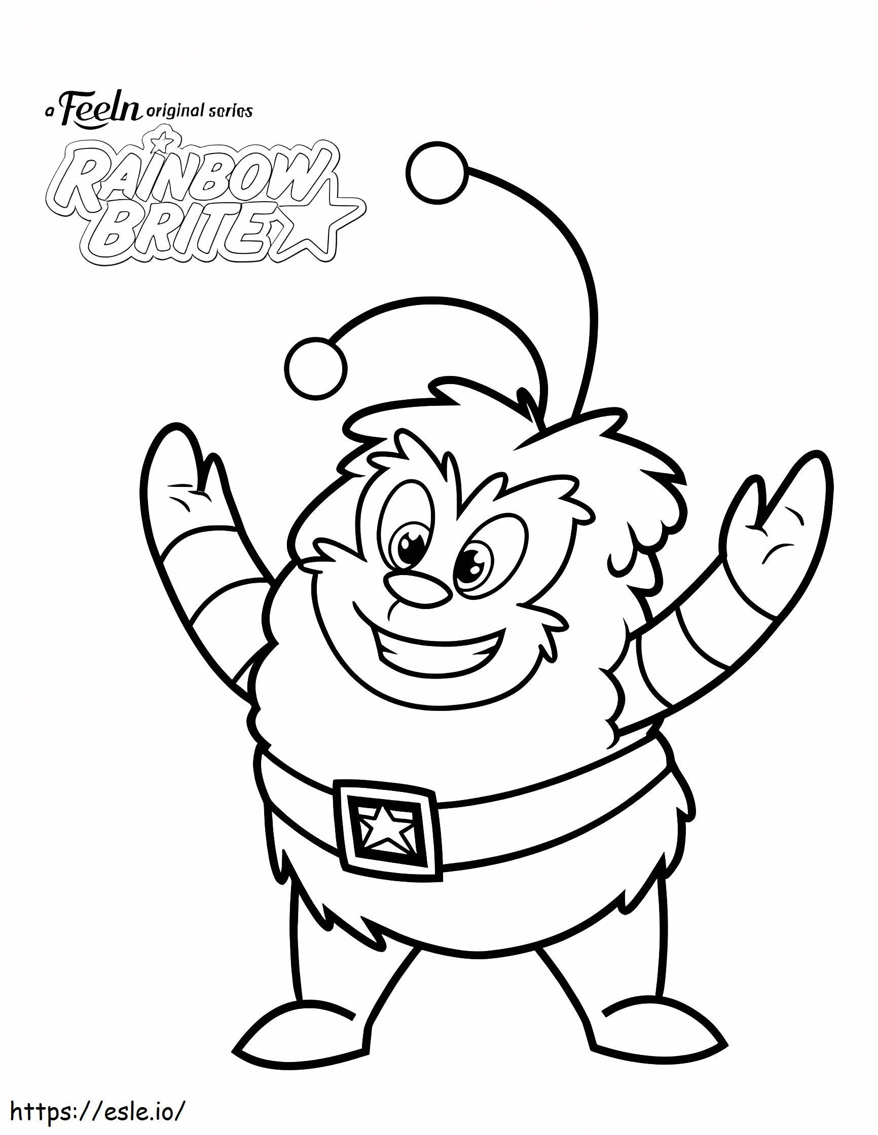 Mr Glitters A4 coloring page