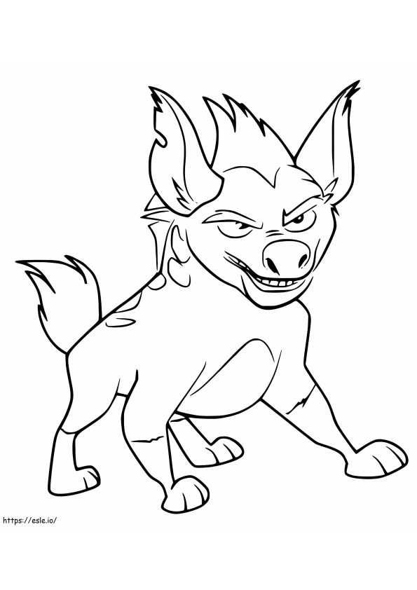 Janja From The Lion Guard coloring page
