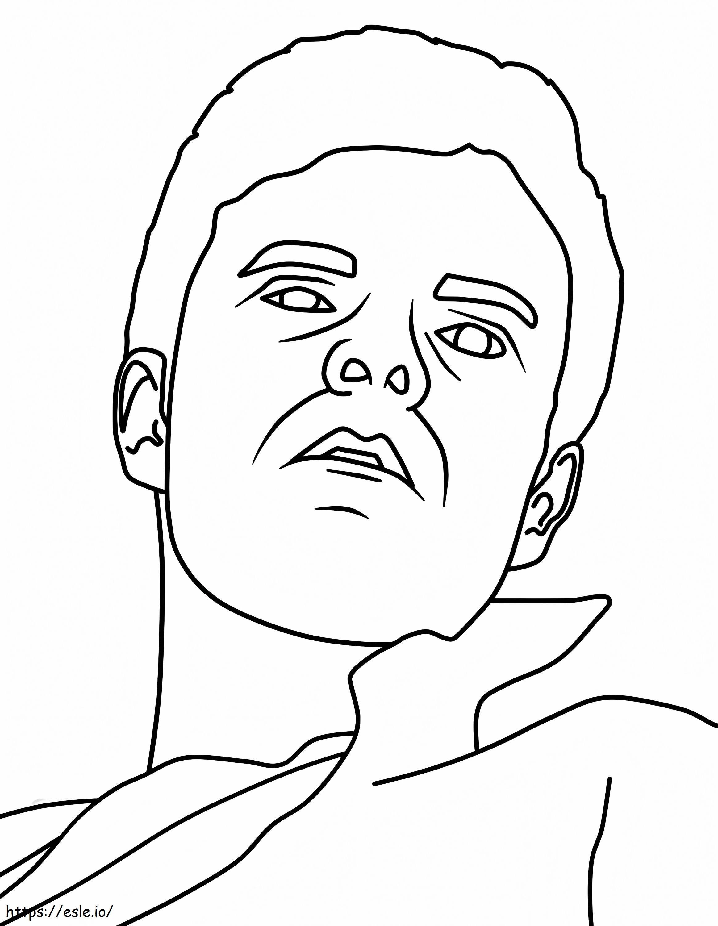 Hughie Campbell From The Boys coloring page