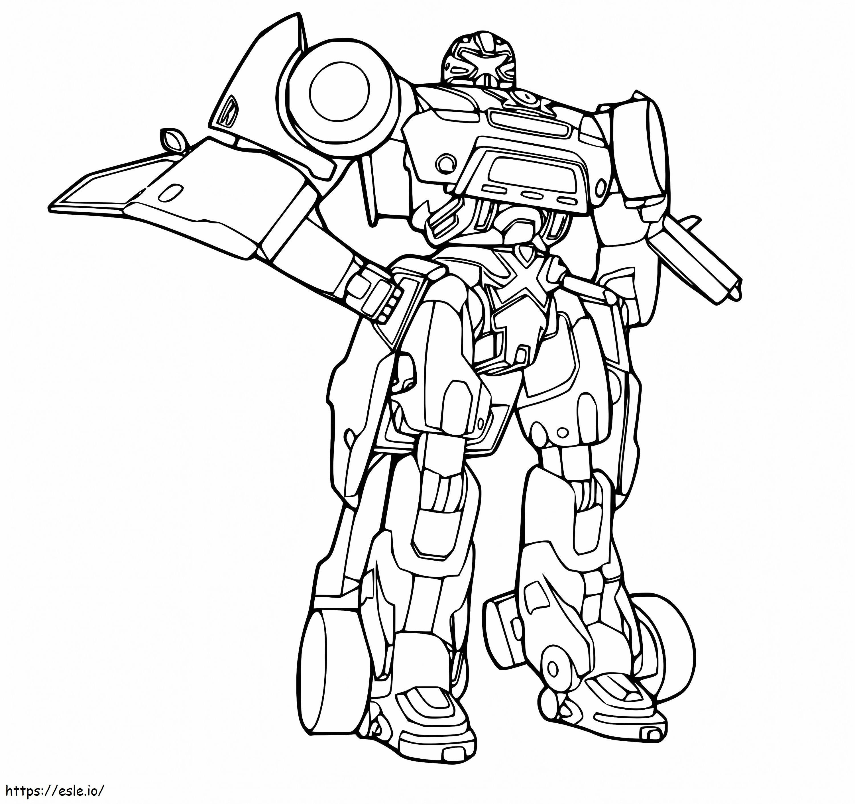 Tobot X coloring page