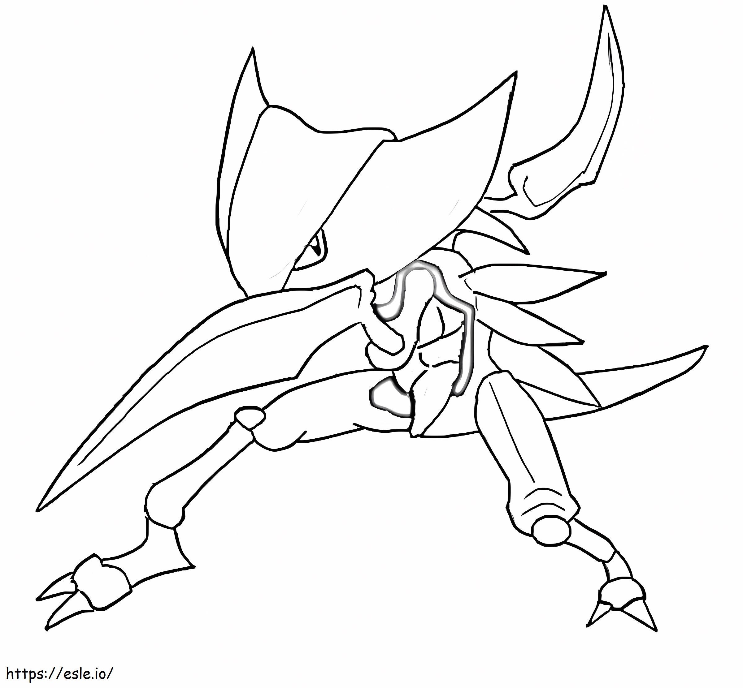Kabutops Pokemon 3 coloring page