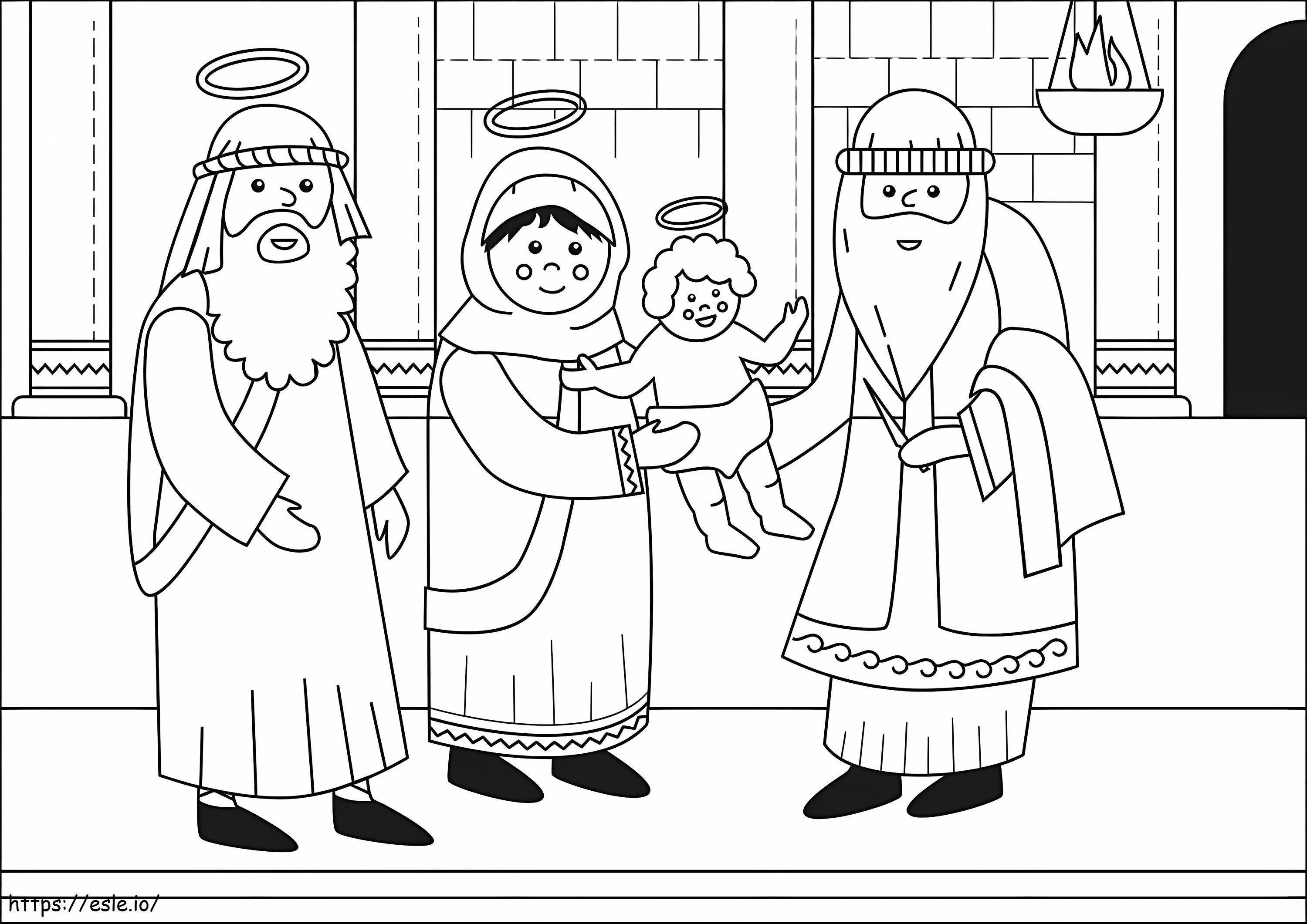 Circumcision Of Christ coloring page