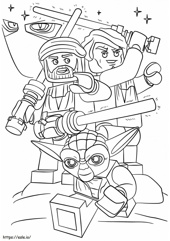 Lego Star Wars coloring page