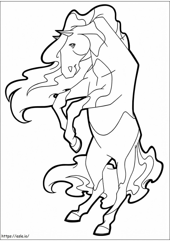Horseland 7 coloring page