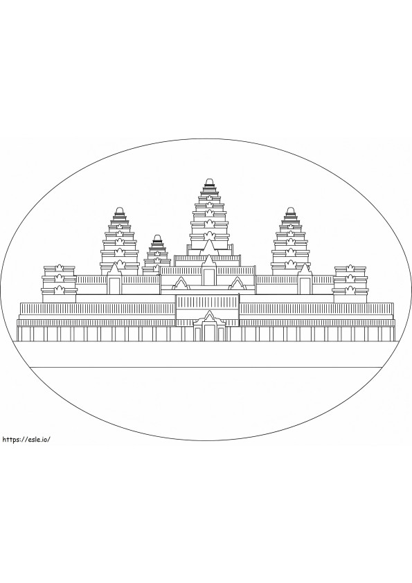 Angkor Wat zum Ausdrucken