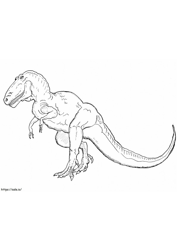 Coloriage Tyrannosaure à imprimer dessin