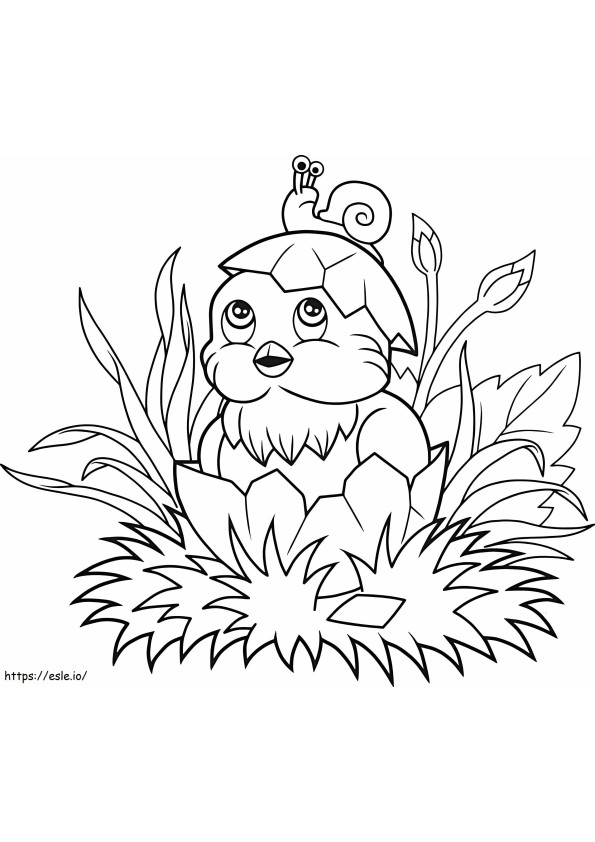 Escargot en oiseau
