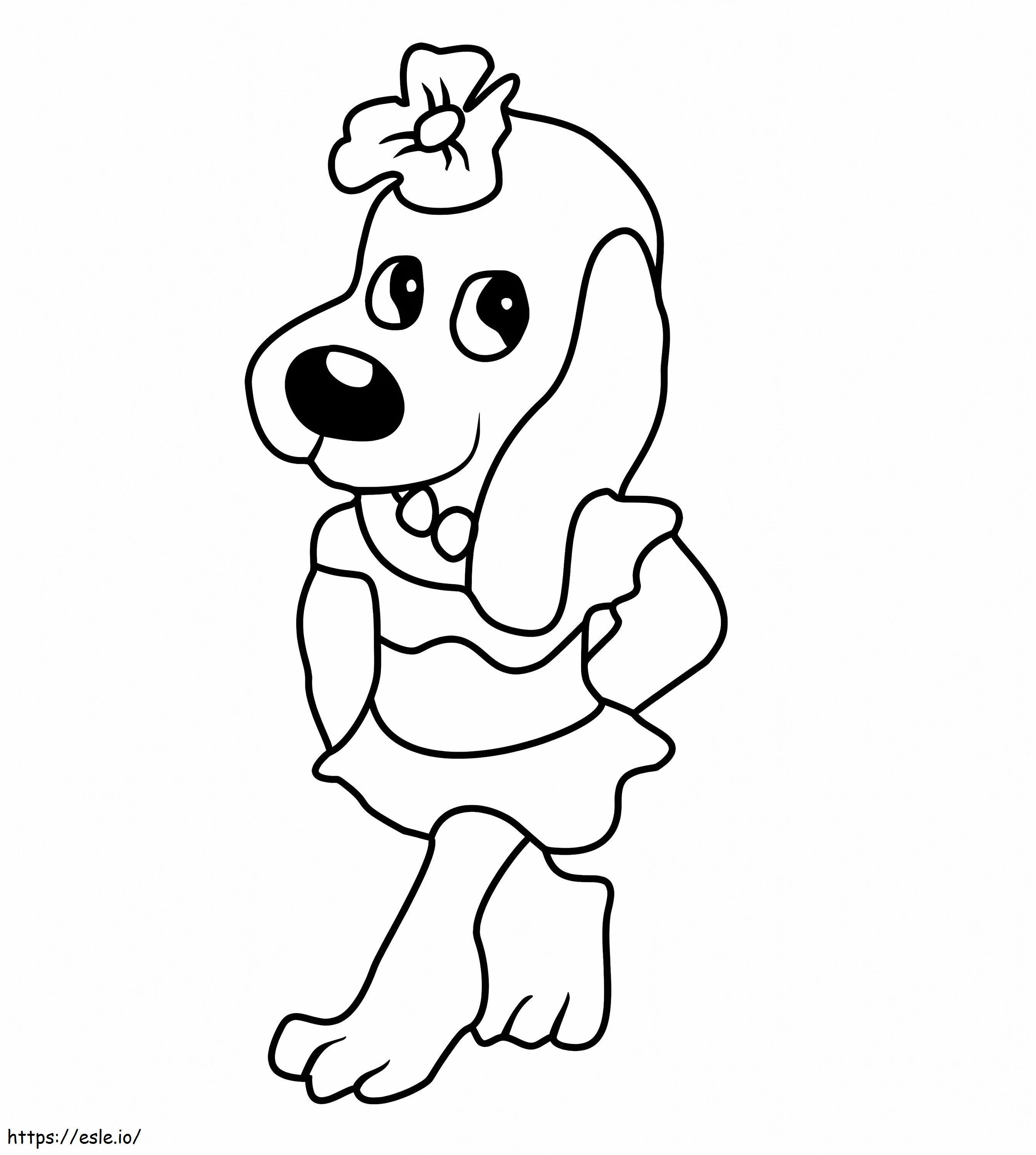 Nose Marie From Pound Puppies coloring page