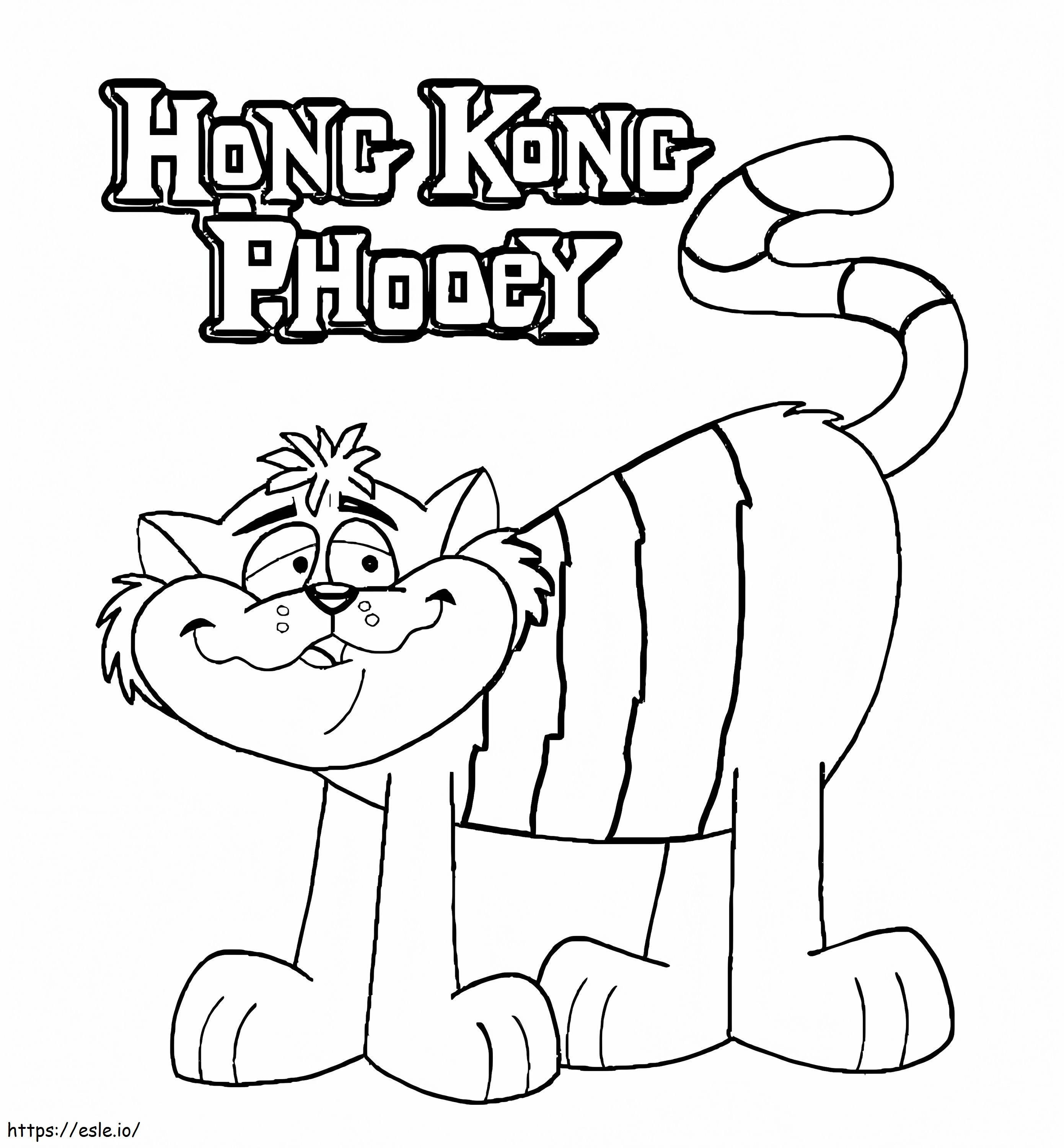 Coloriage Repérer Hong Kong Phooey à imprimer dessin