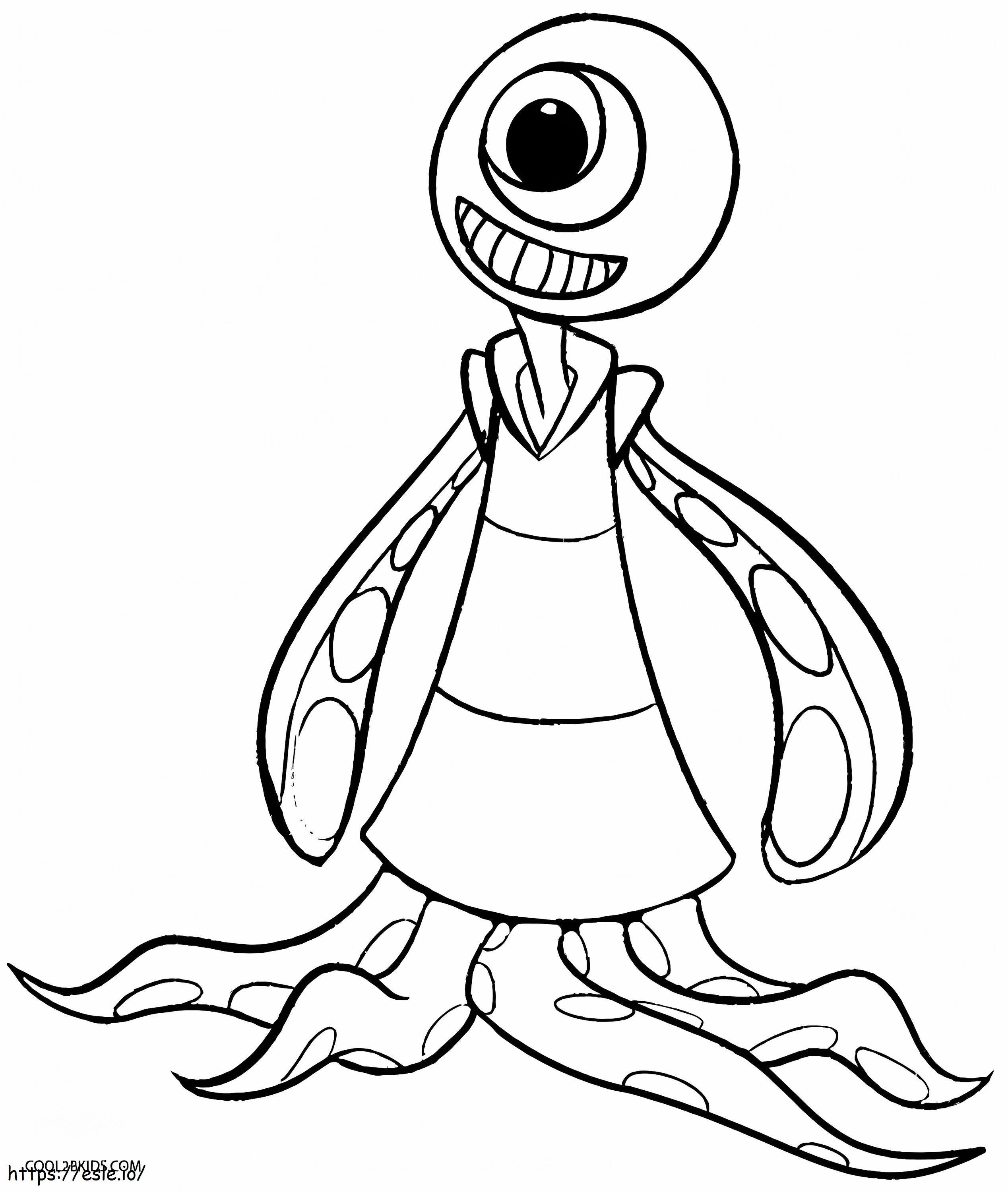 Funny Aliens coloring page