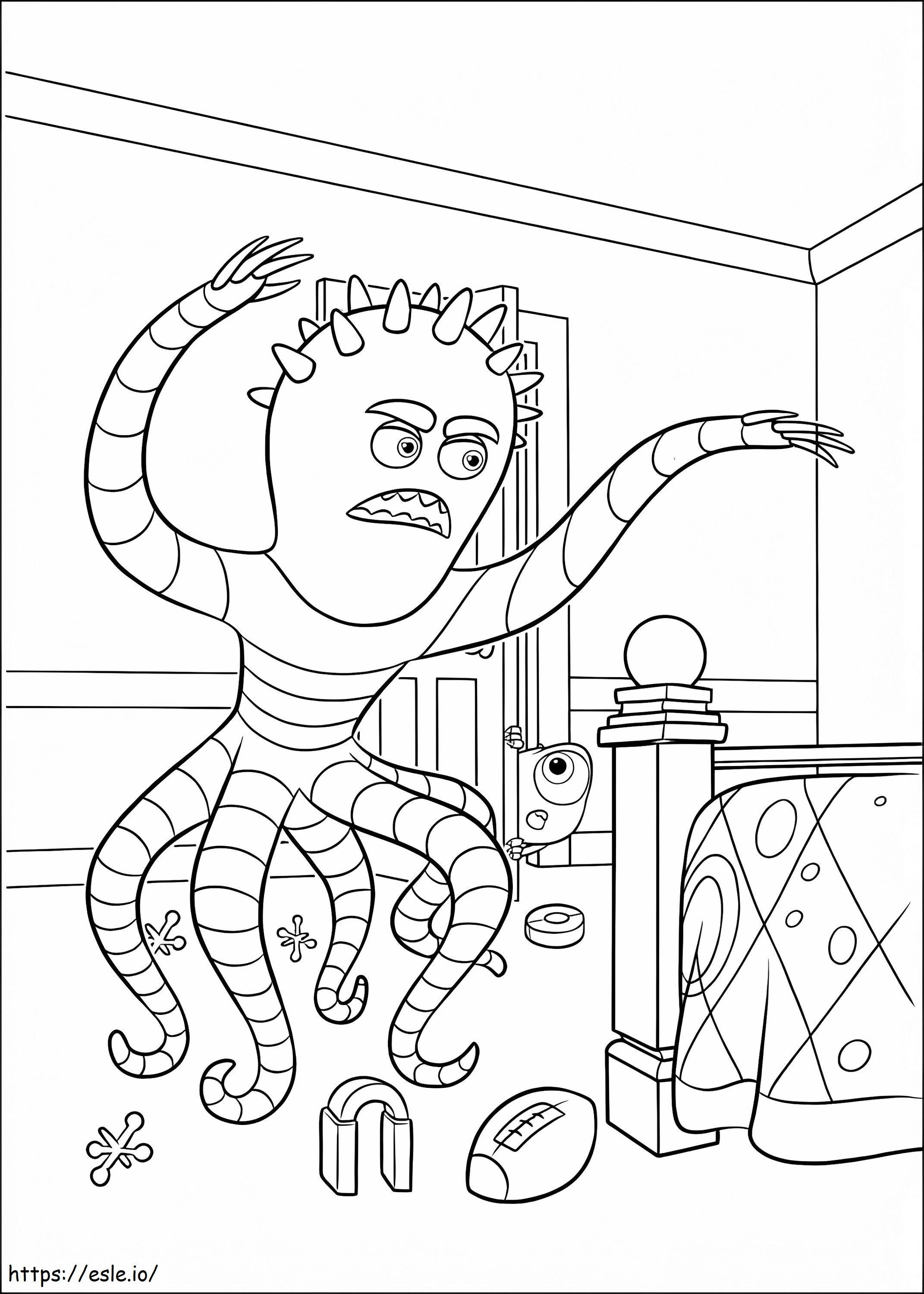 Monsters University 3 coloring page