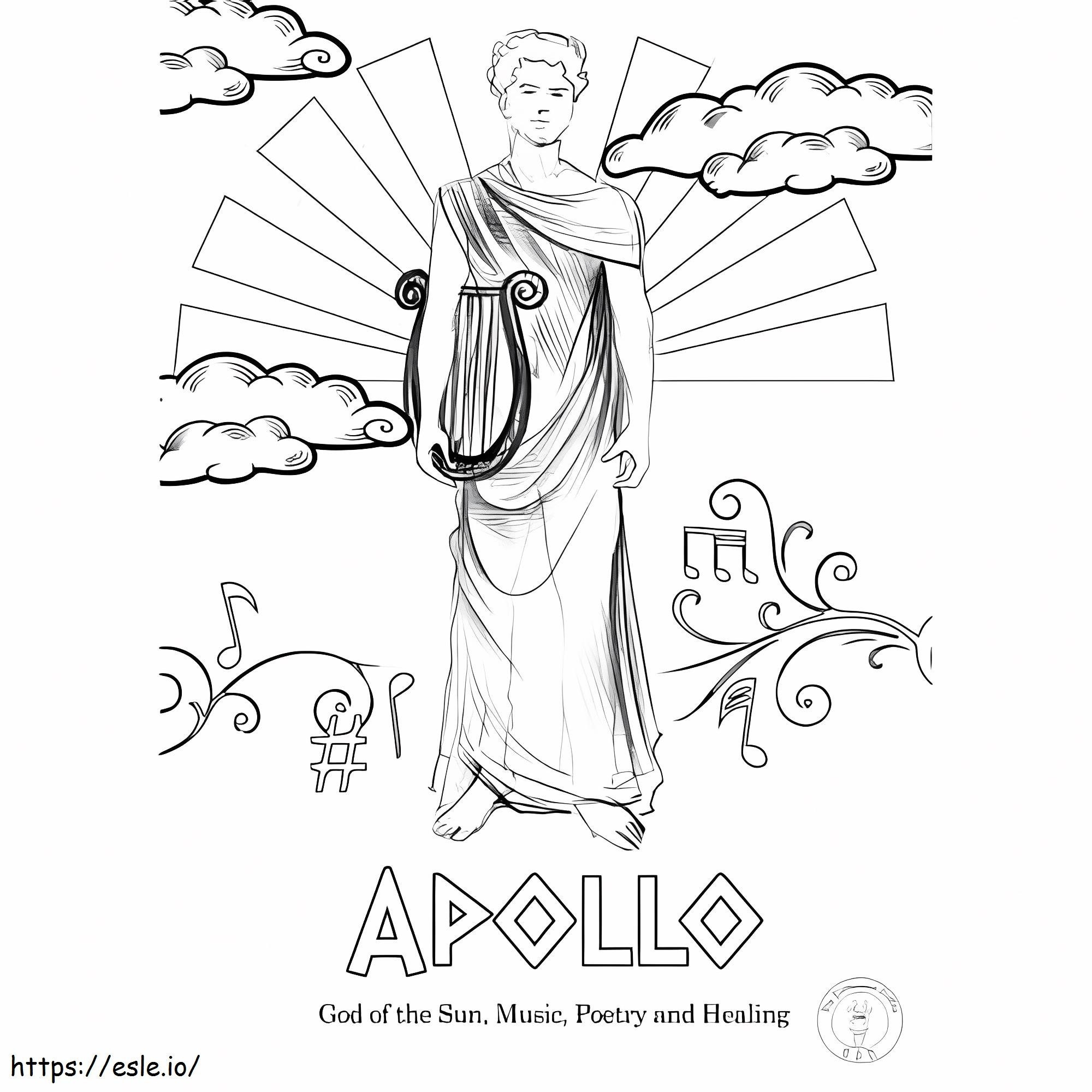 Greek Gods coloring page