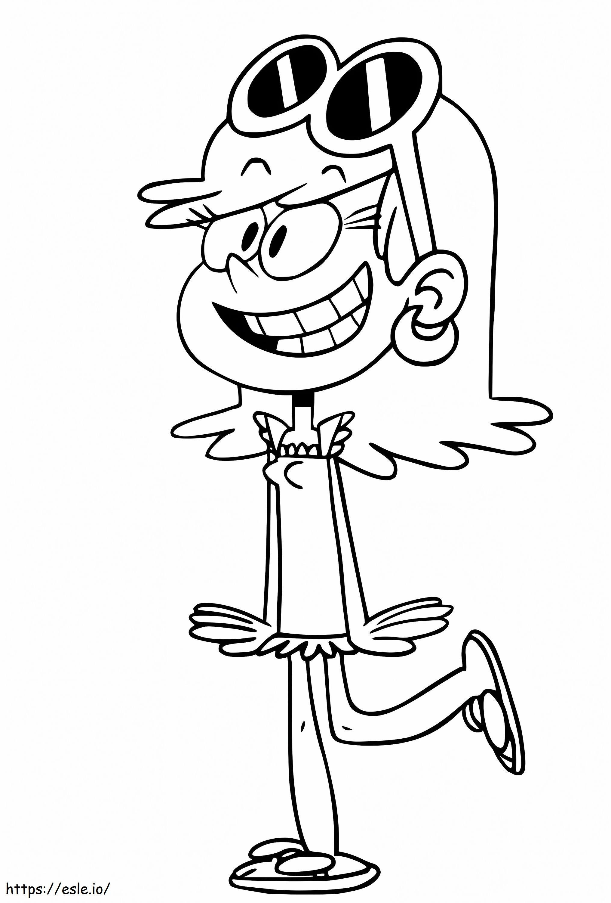 Lenny Loud coloring page