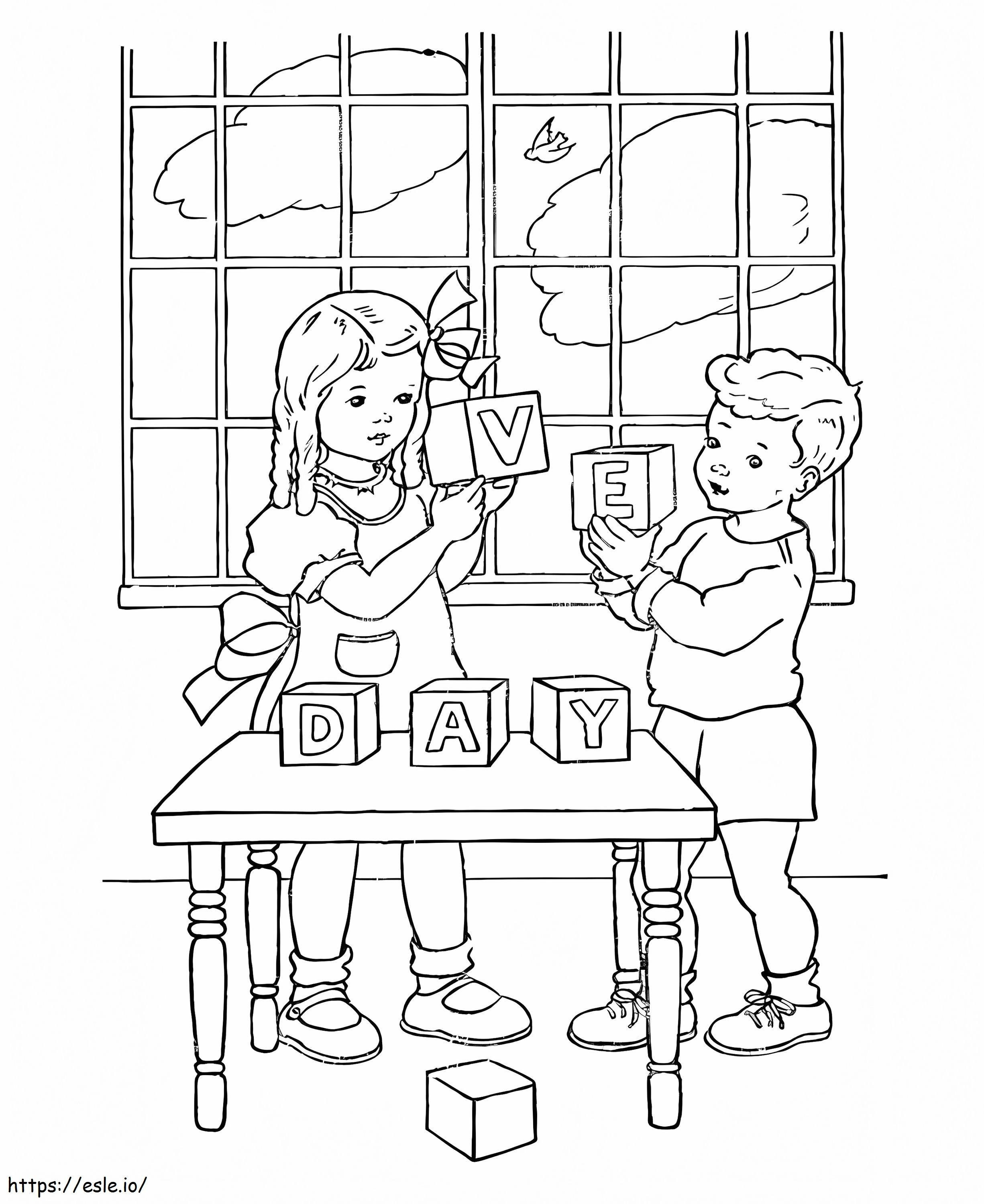 Happy Veterans Day 7 coloring page
