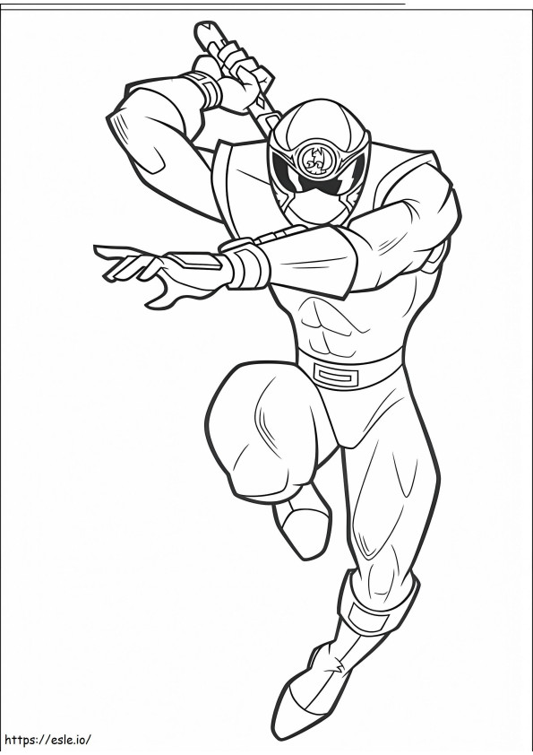 Power Rangers 13 coloring page
