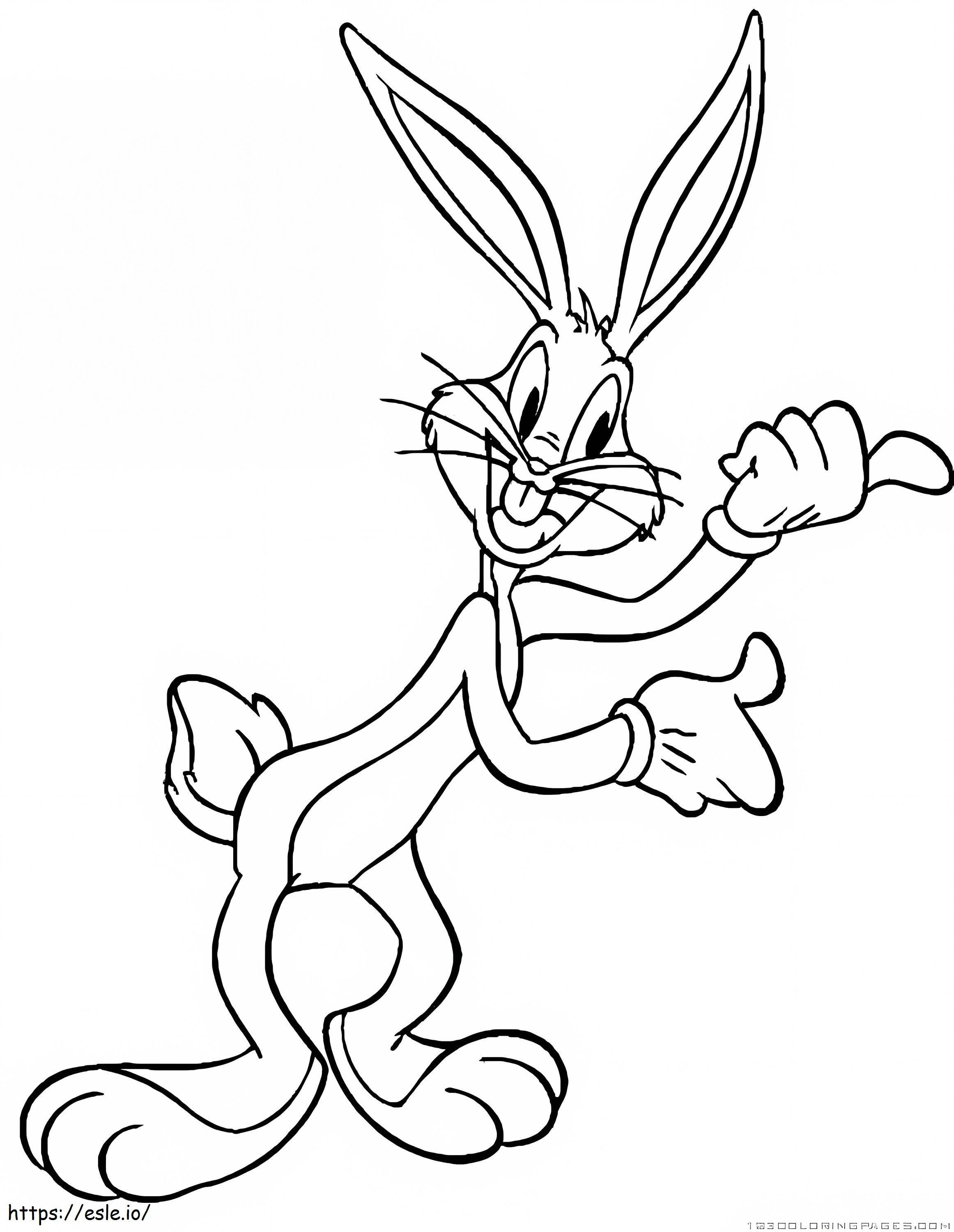 Félelmetes Bugs Bunny kifestő