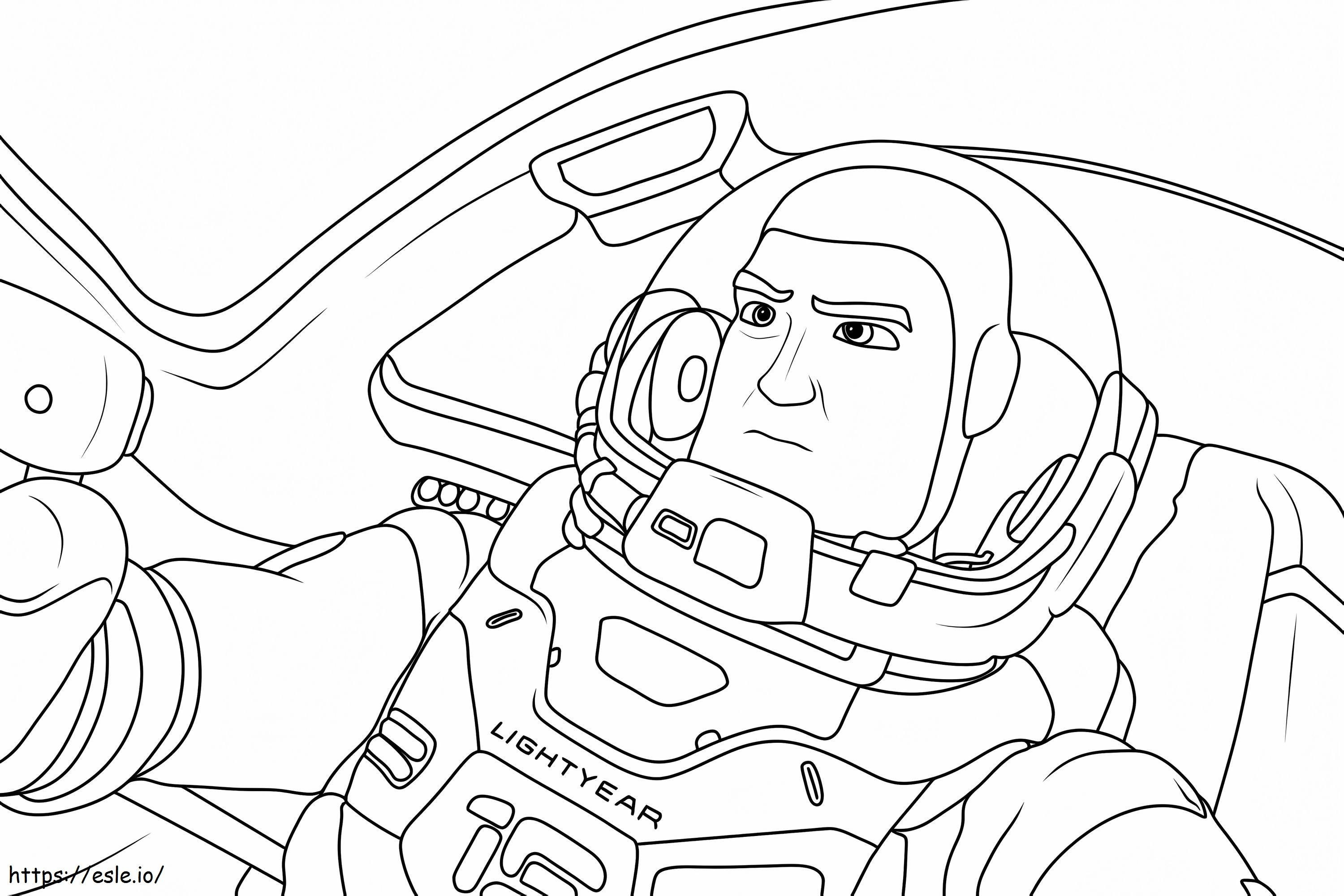 Free Printable Lightyear coloring page