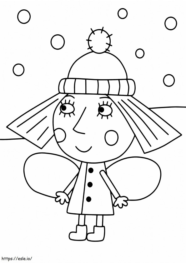 Little Princess Holly In The Snow