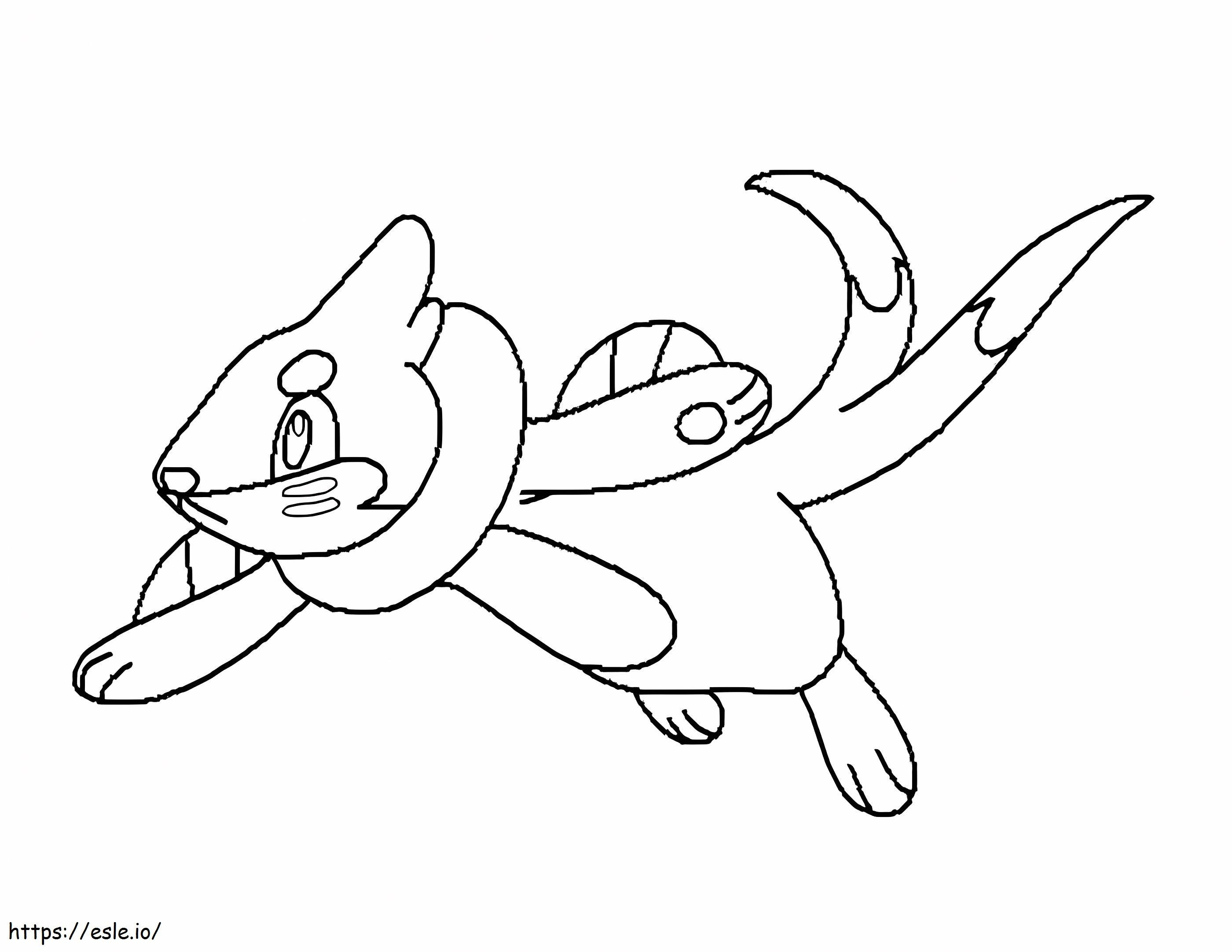 Buizel Pok mon 3 Para Colorear