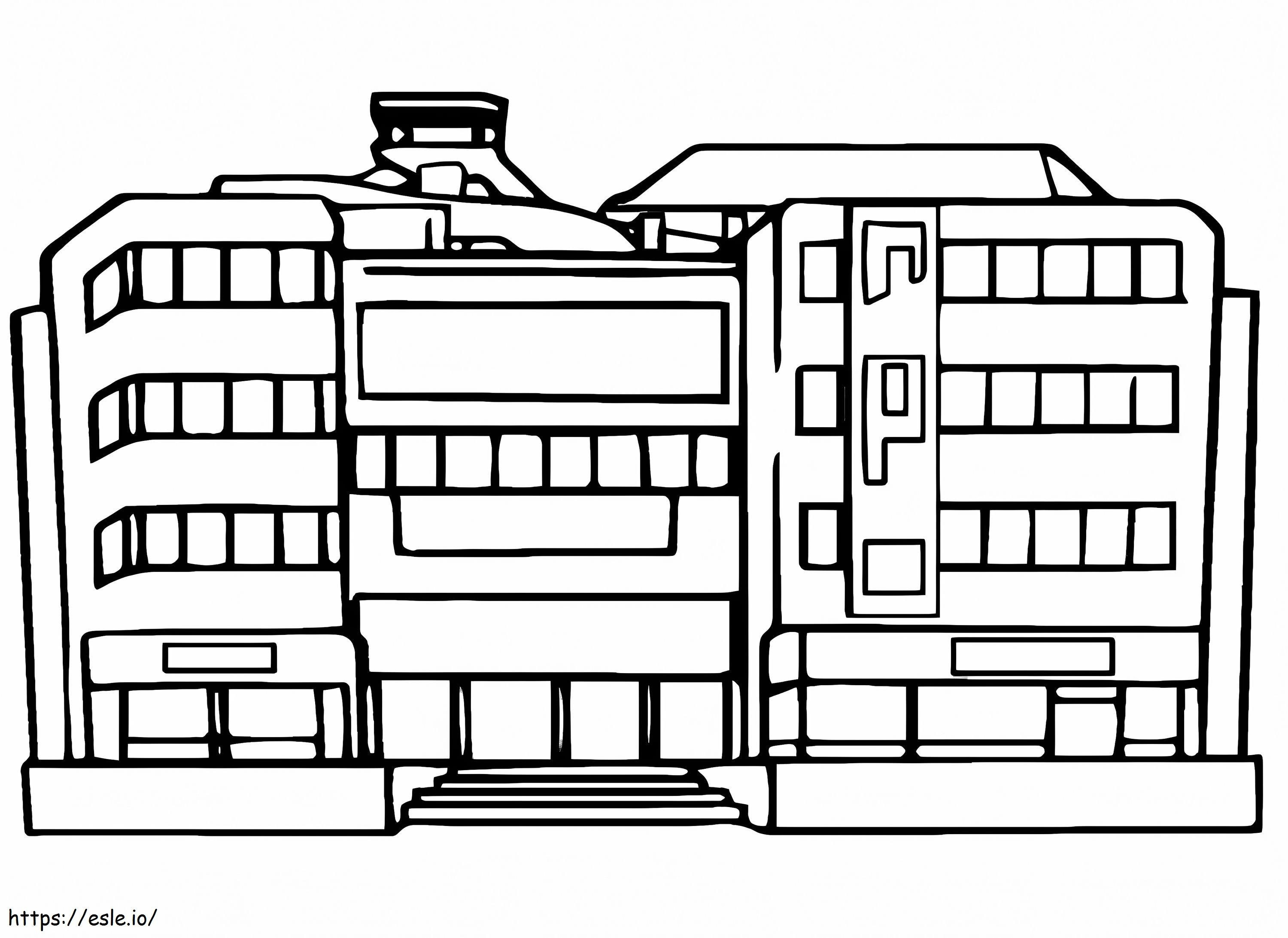 Shopping Mall Printable coloring page