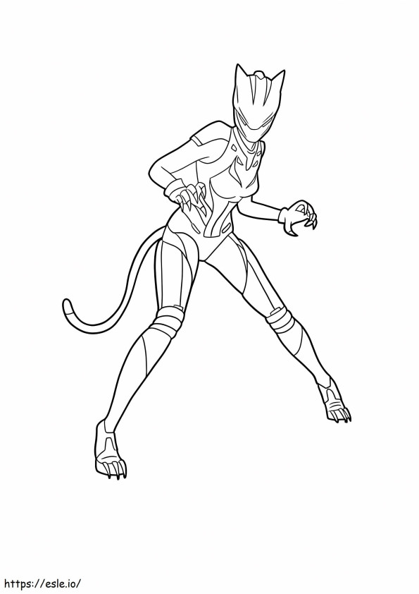 Lynx Max Tier Skin Fighting para colorir