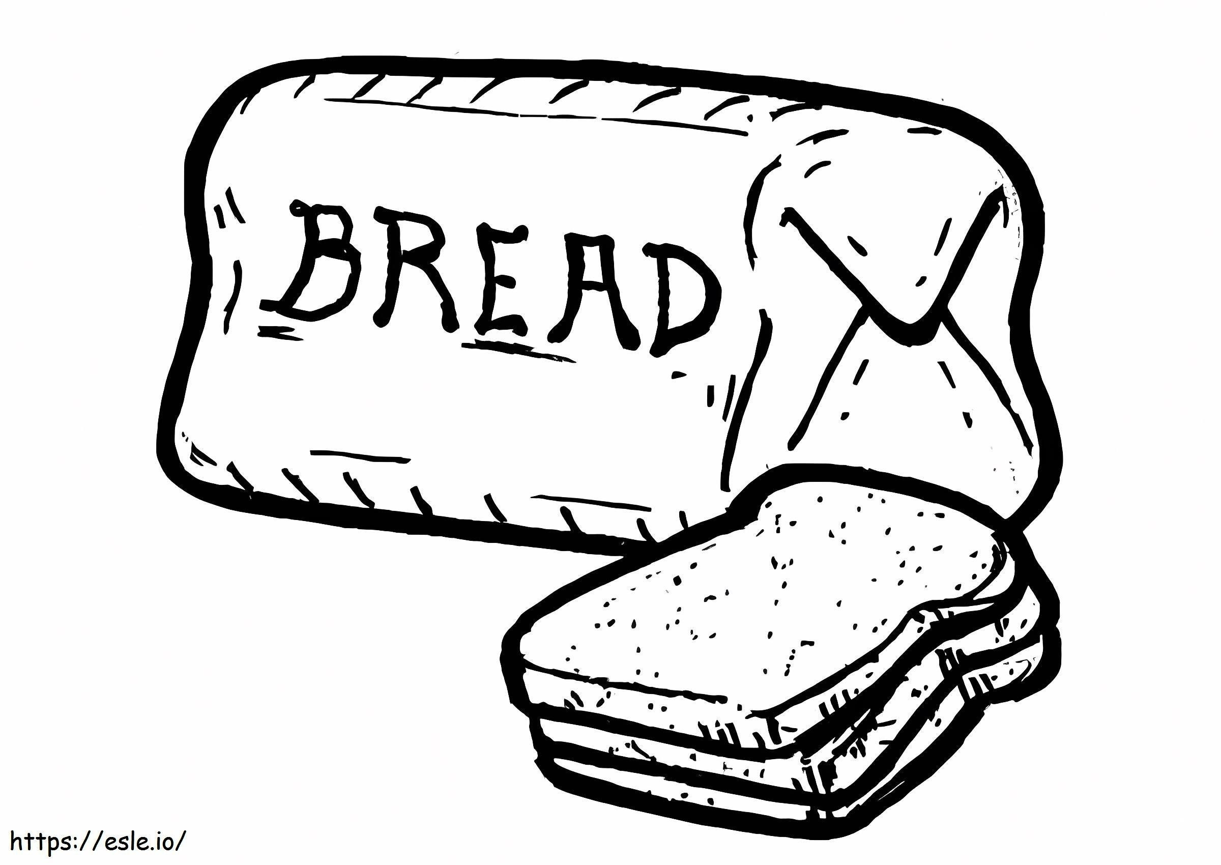 Chleb pszeniczny kolorowanka