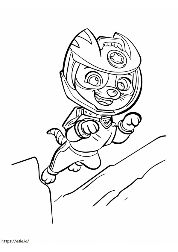 Running Wild Cat coloring page