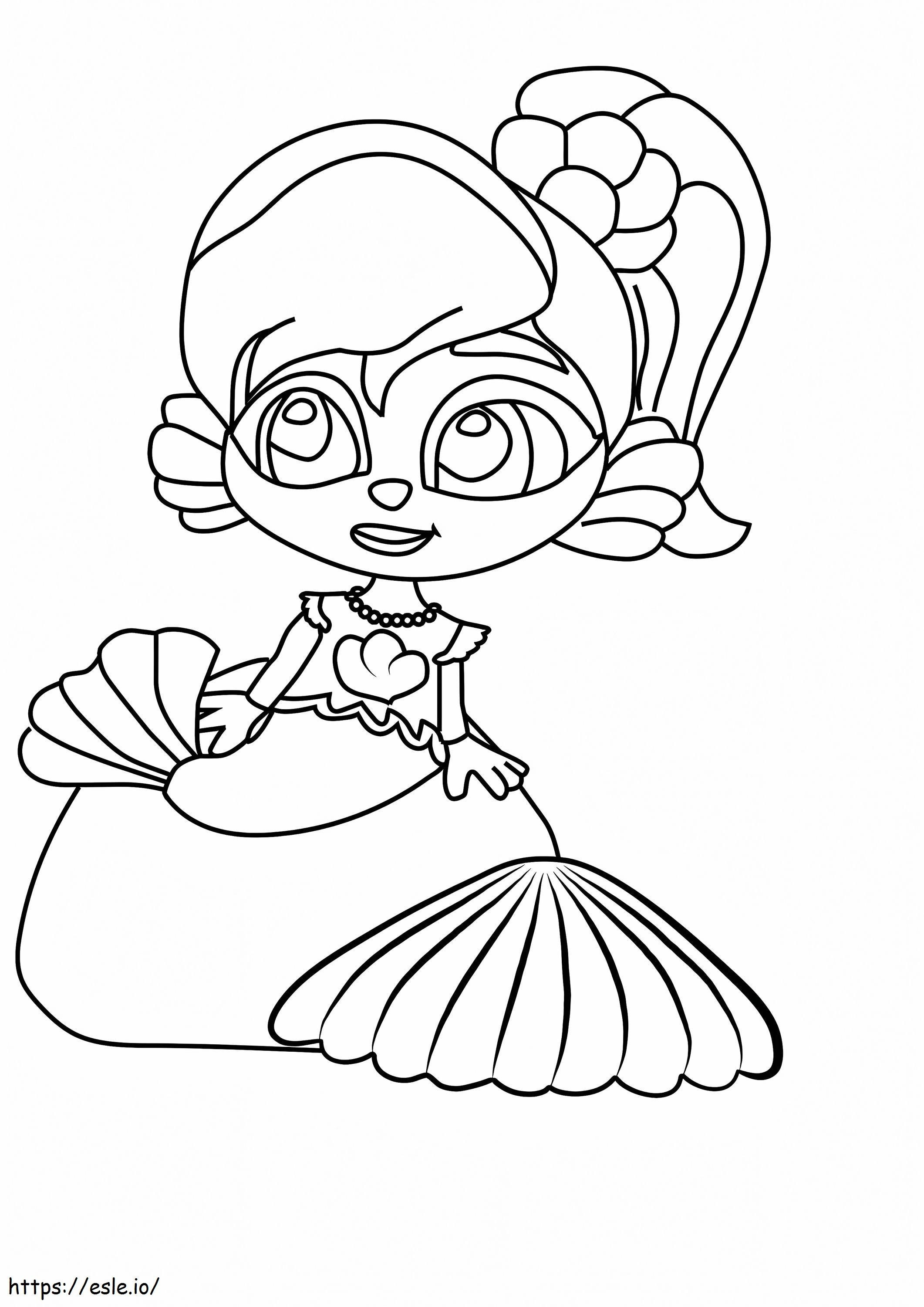 Melusine From Super Monsters coloring page