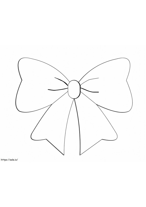 Normal Bow coloring page