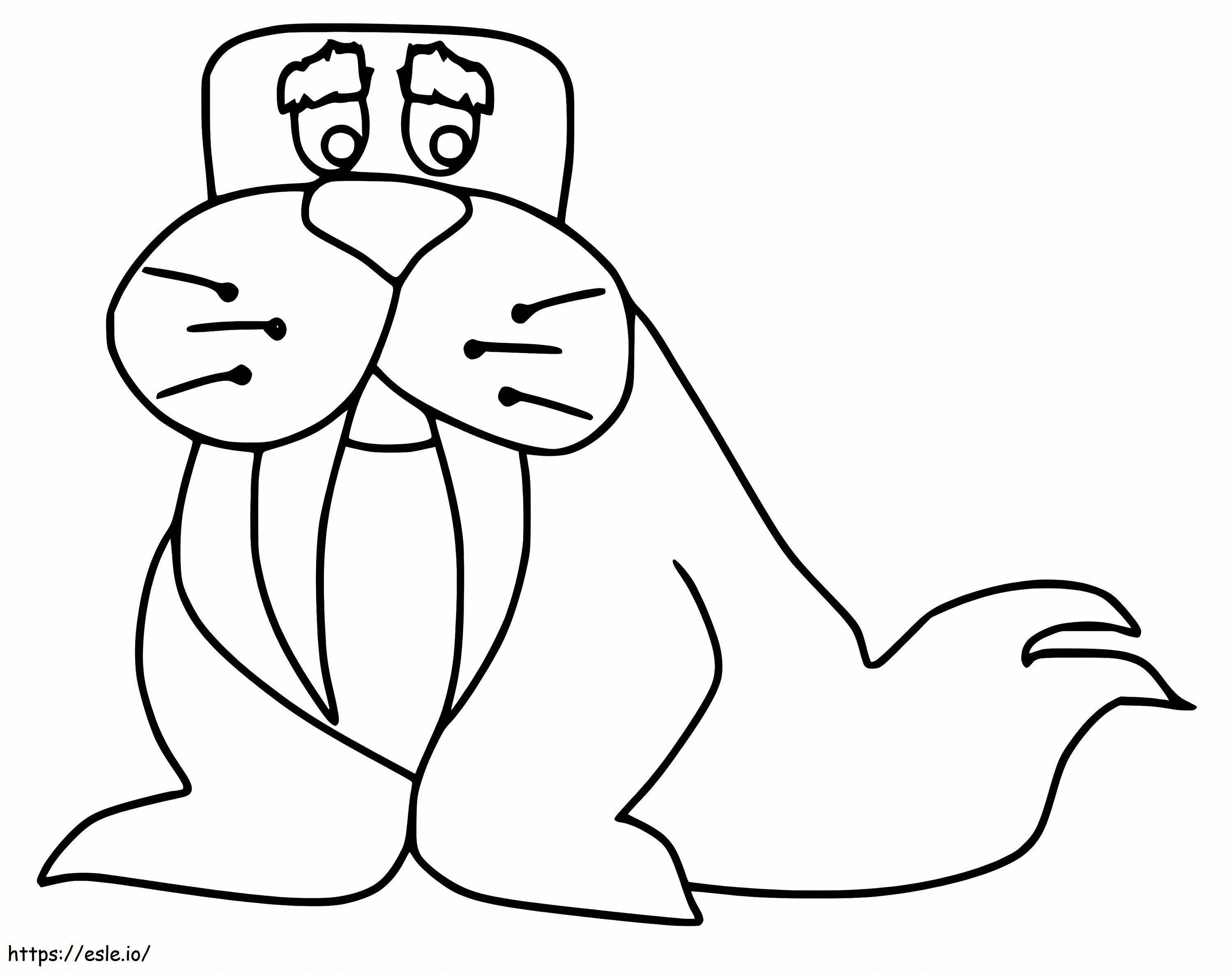 Walrus 11 coloring page