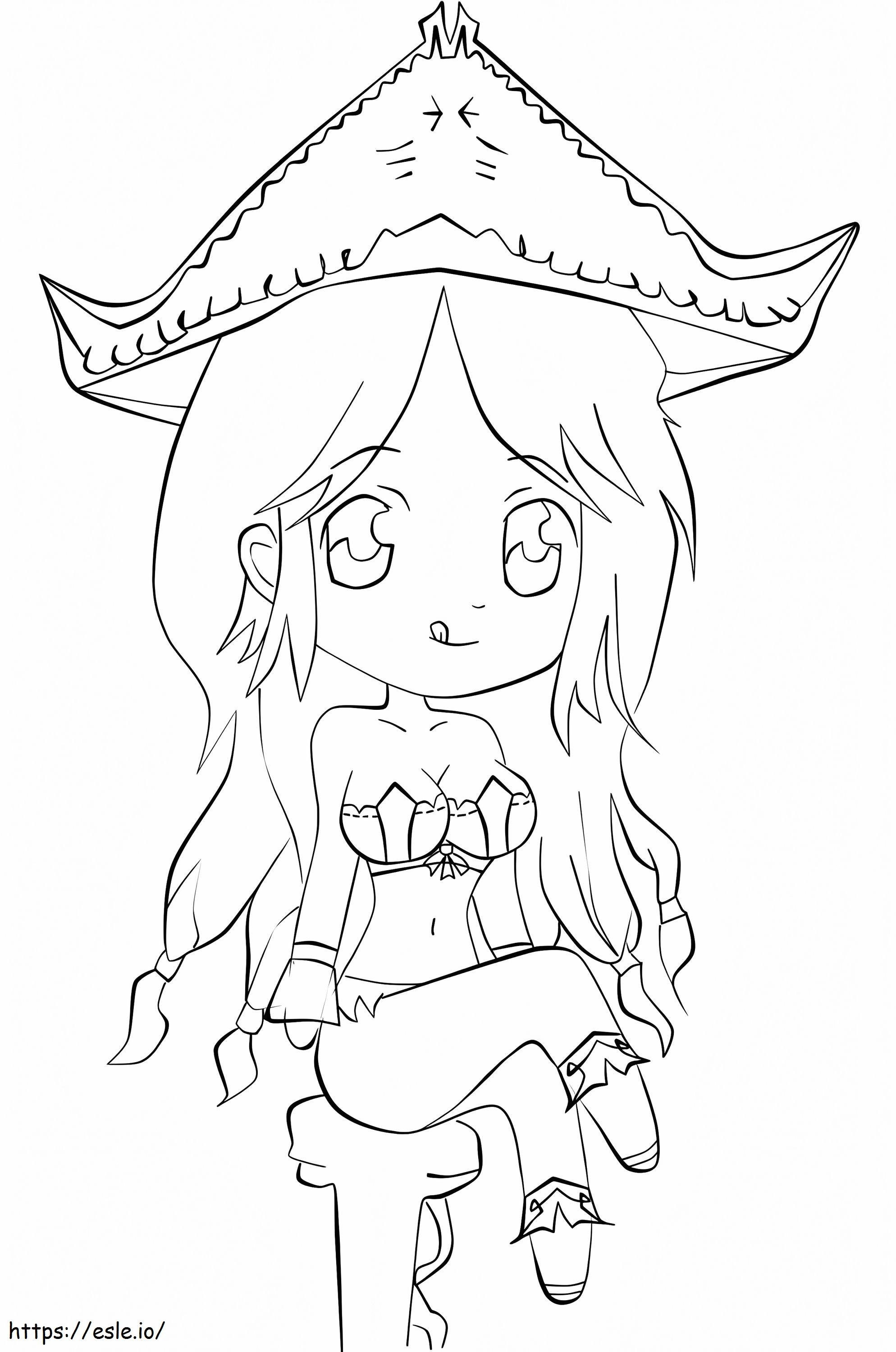 1560848267 Cute Missfortune A4 coloring page