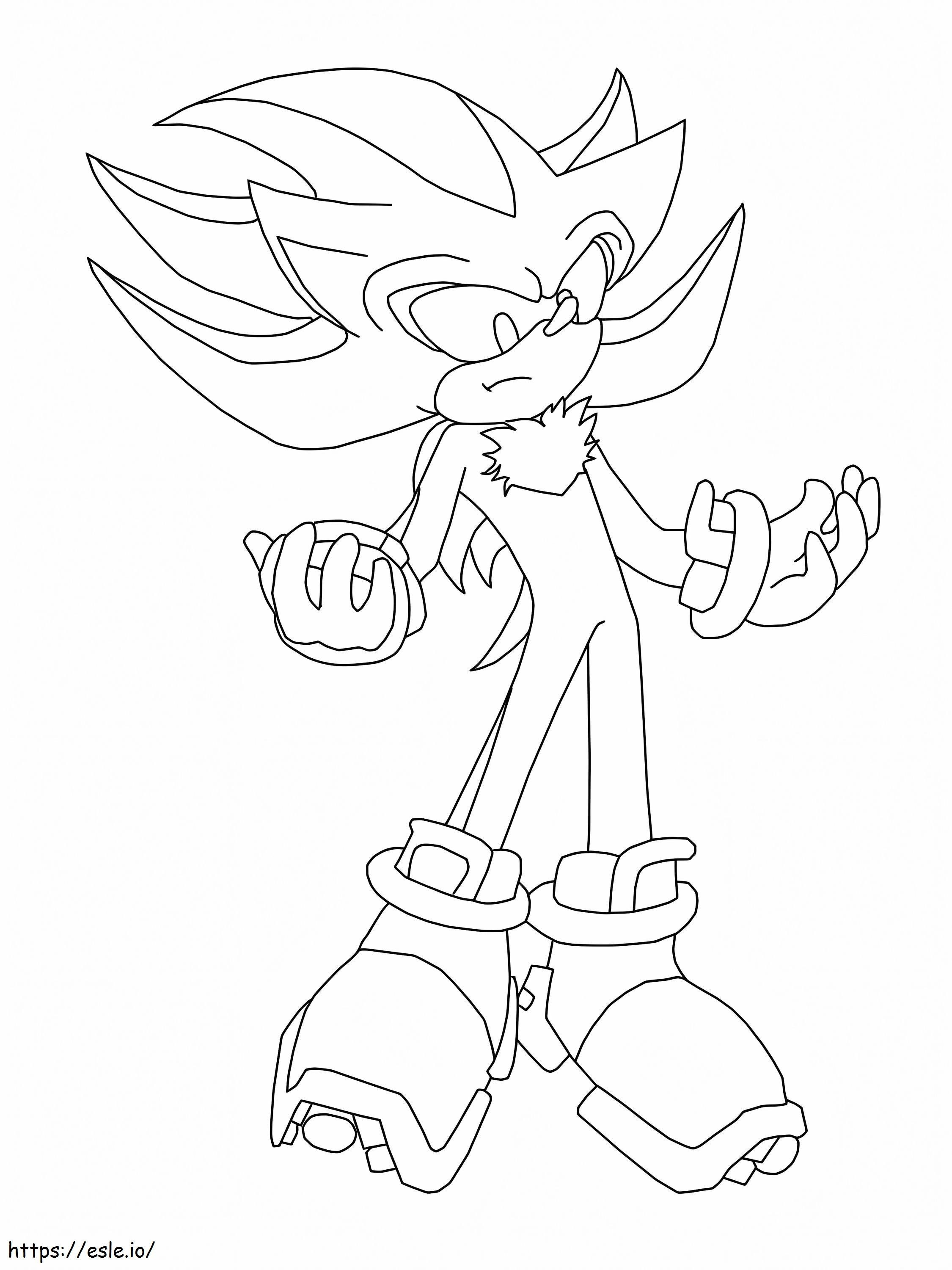 Sonic Shadow värityskuva