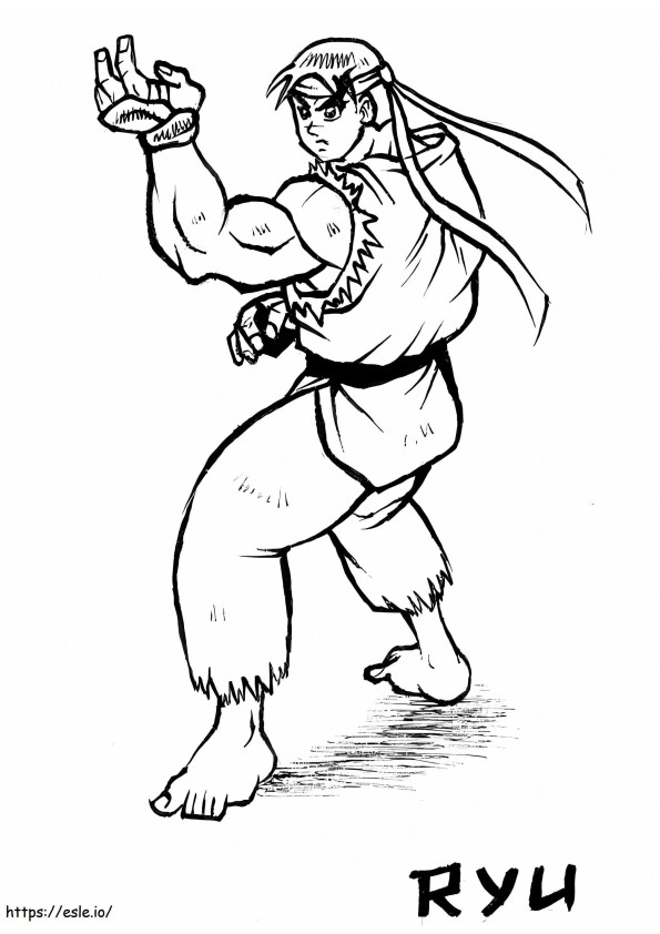 Pikku Ryu värityskuva