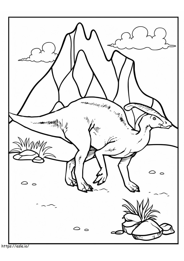 Parasaurolophus 9 ausmalbilder