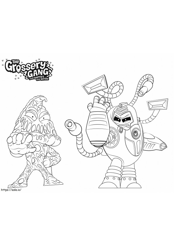 Free Grossery Gang coloring page