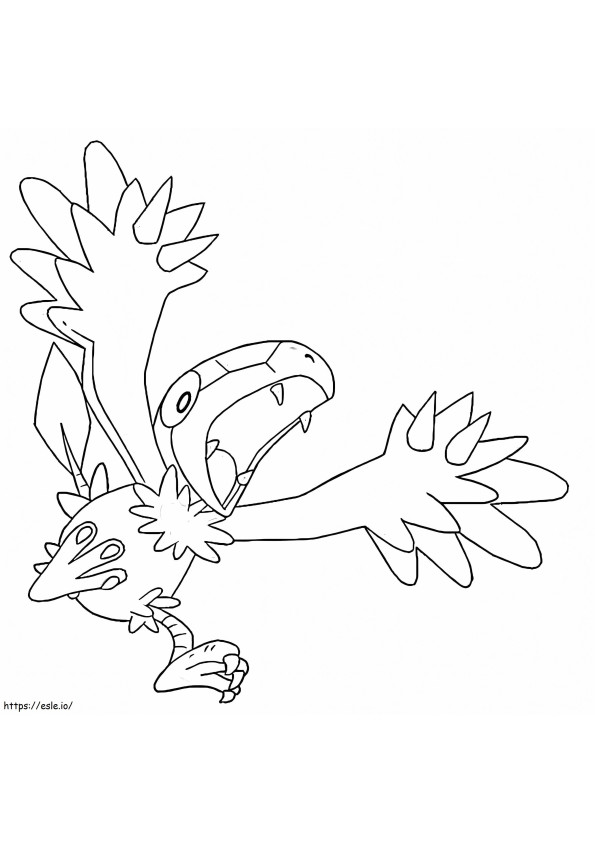 Coloriage Pokémon Archen à imprimer dessin