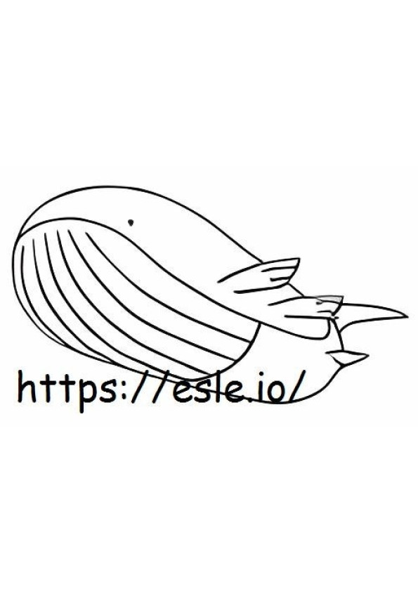 Wailord coloring page