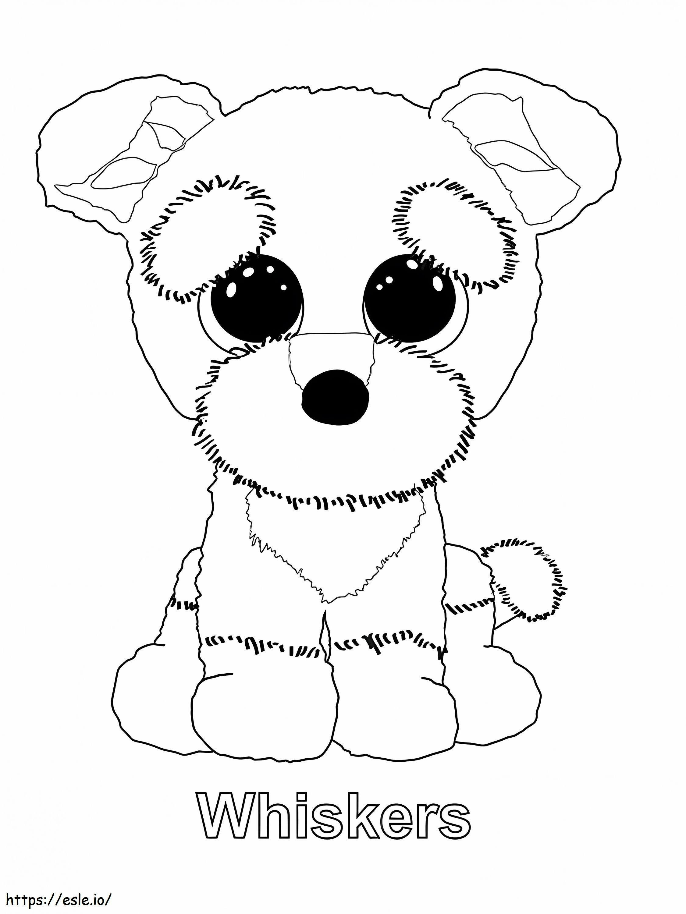 1584153661 Beanie Boo Lovely Cute Puppy Theog Of Pictures Boos That People Draw Free coloring page