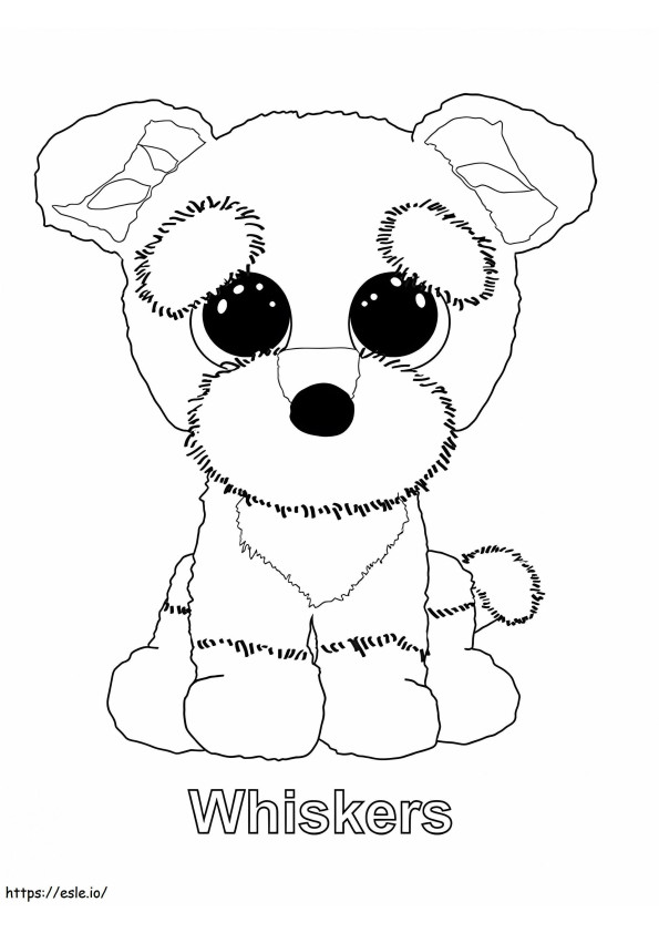 1584153661 Beanie Boo Lovely Cute Puppy Theog Of Pictures Boos That People Draw Free coloring page