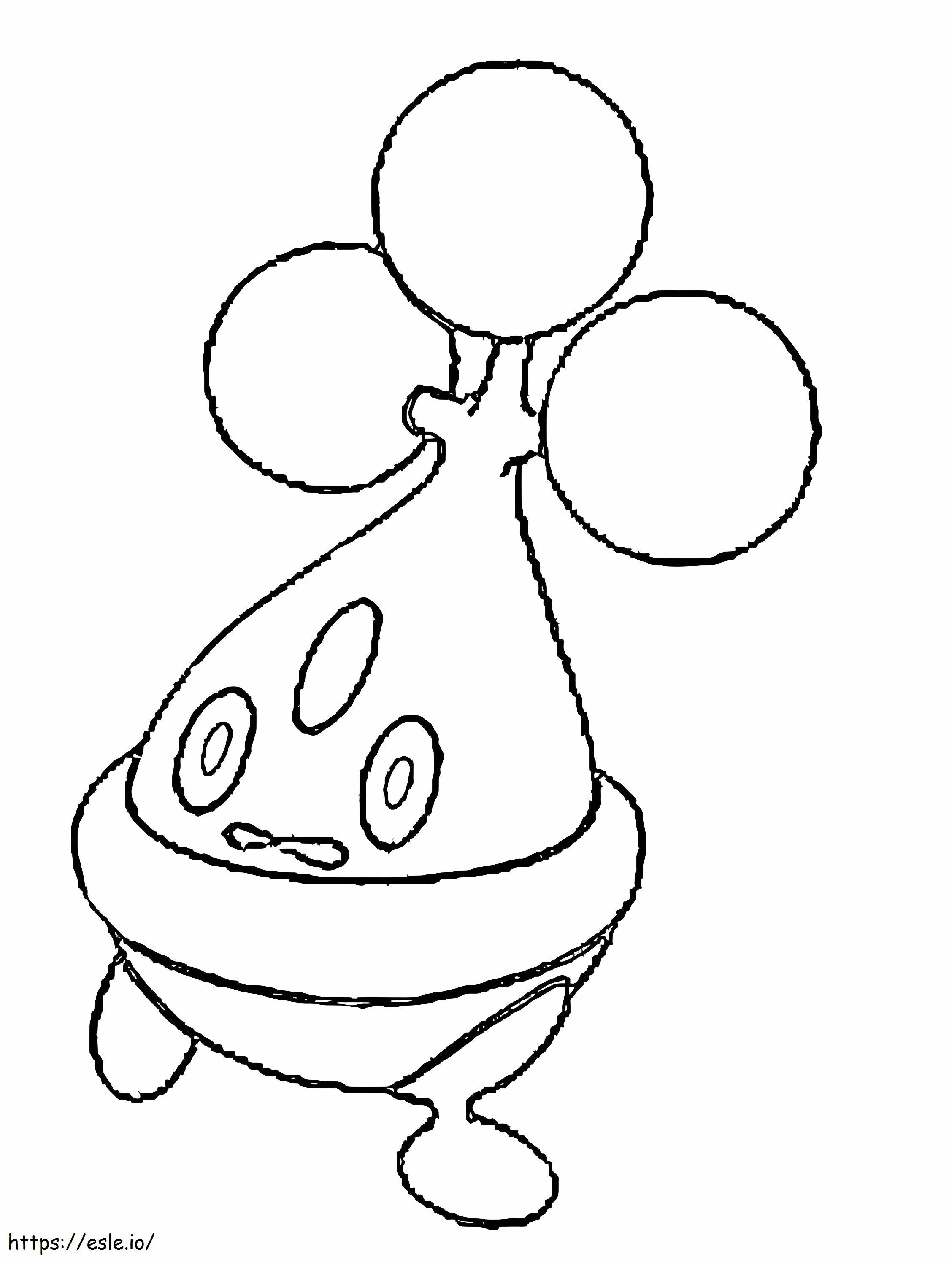 Coloriage Pokémon Bonsly Gen 4 à imprimer dessin