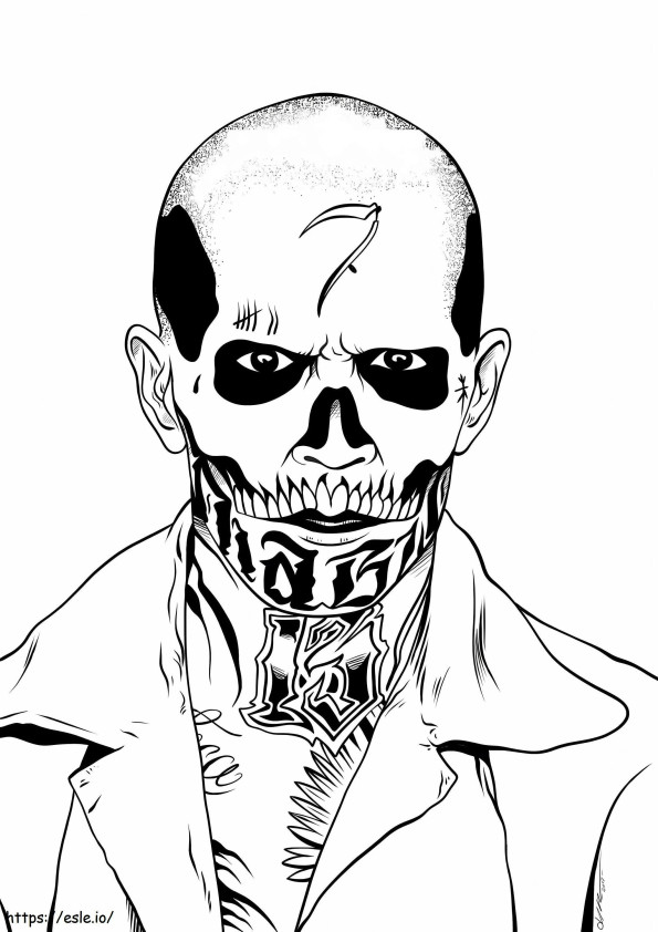Face The Devil coloring page