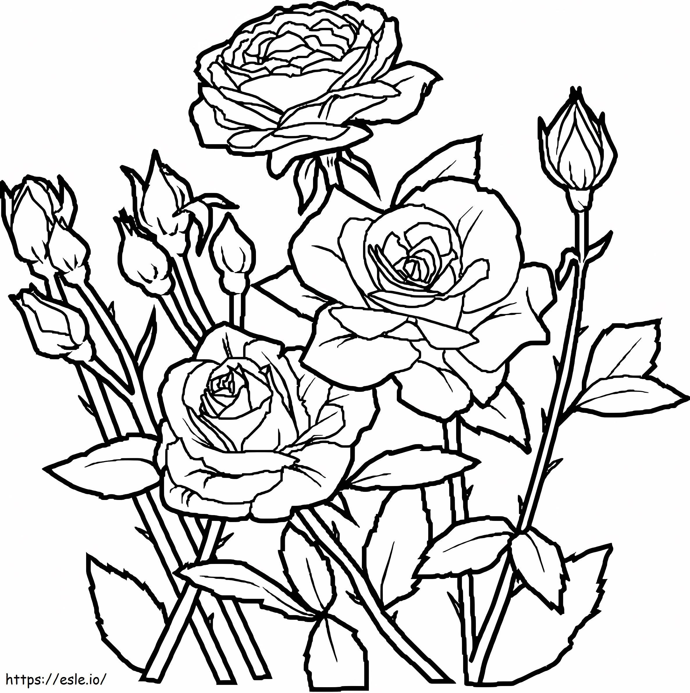 Beautiful Flower 1 coloring page