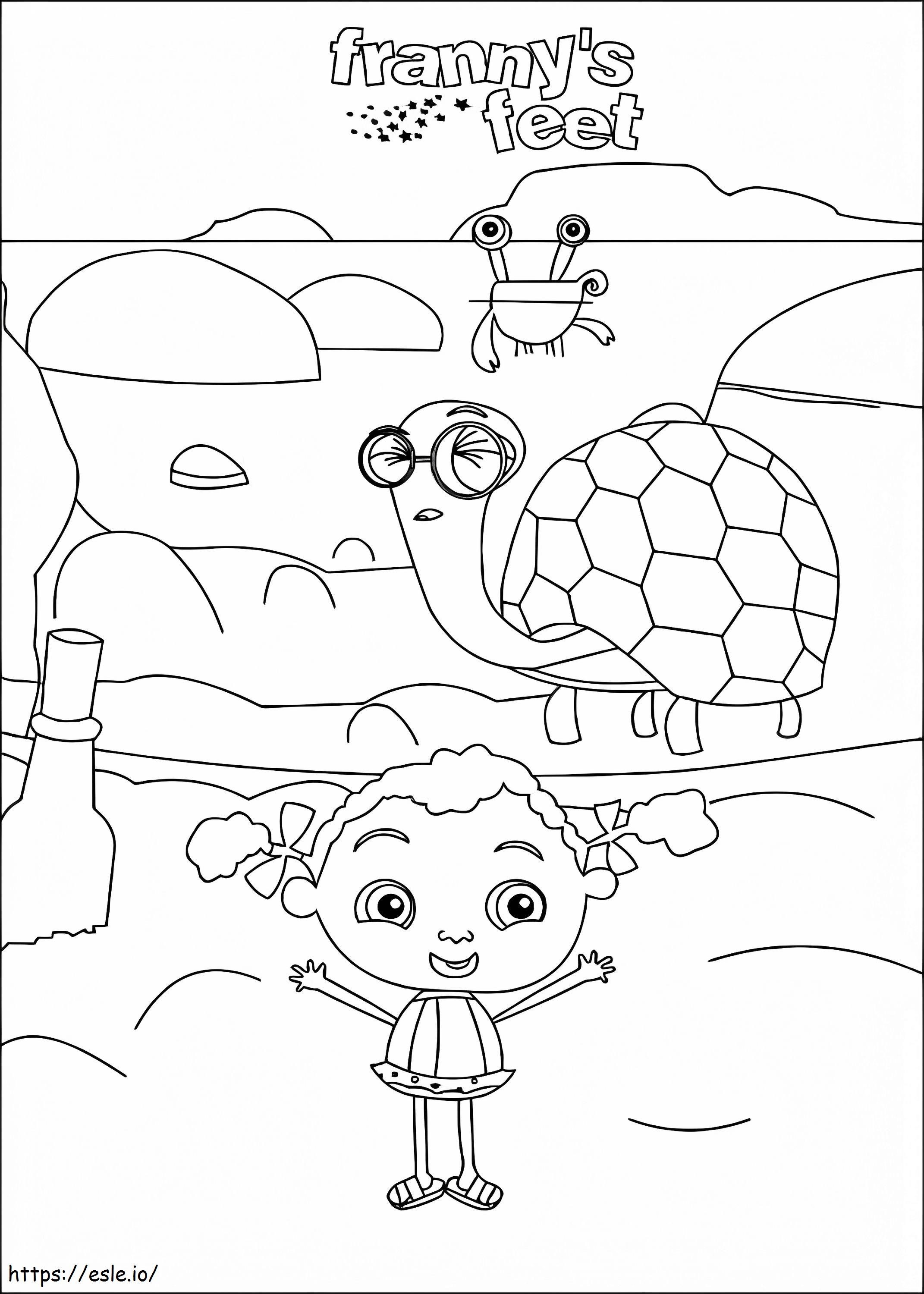 Frannys Feet 7 coloring page