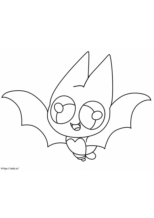 Funny Adorabat From Mao Mao coloring page