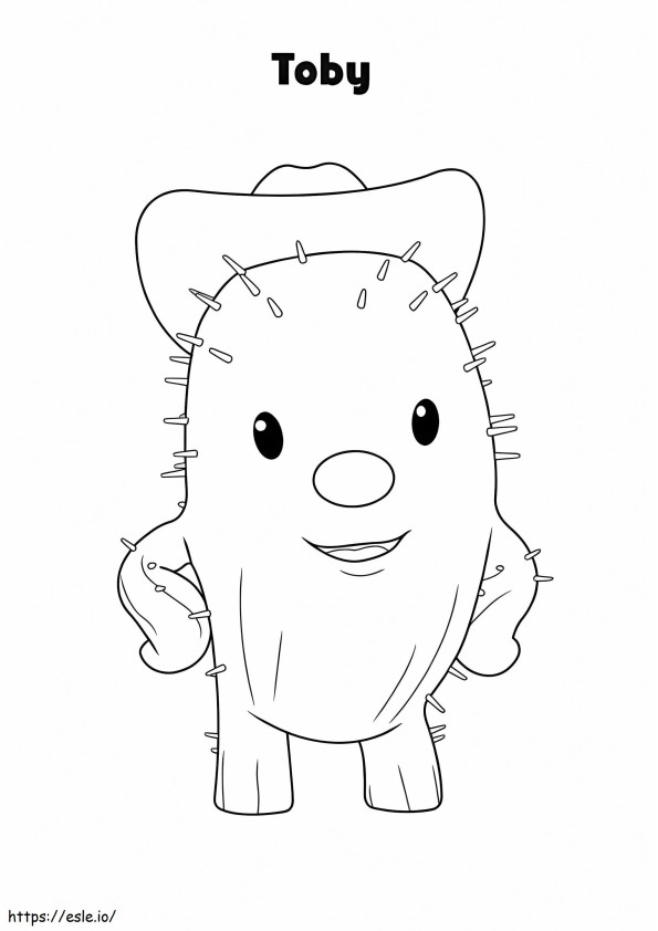 Toby From Sheriff Callie coloring page