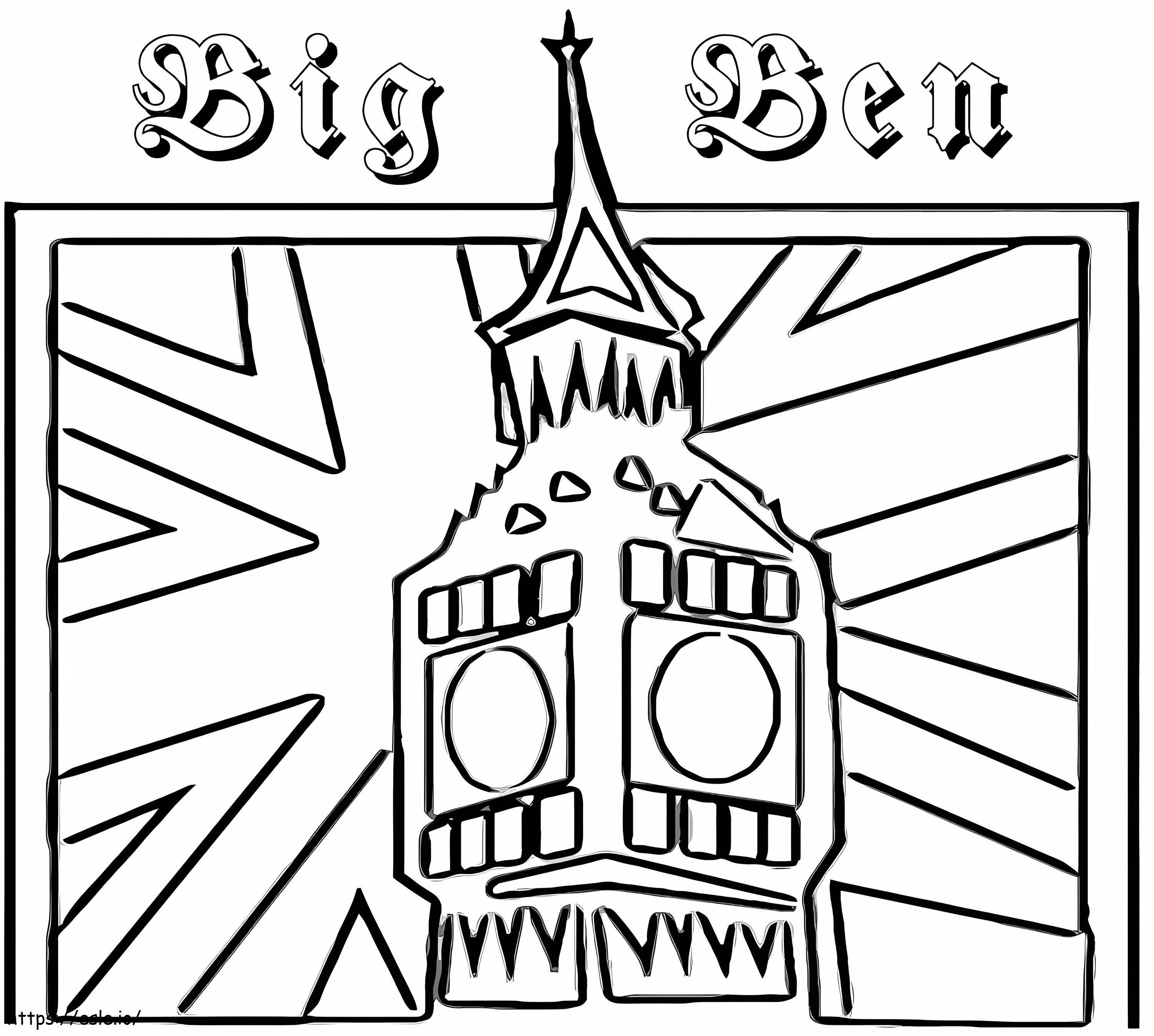 Big Ben 23 värityskuva