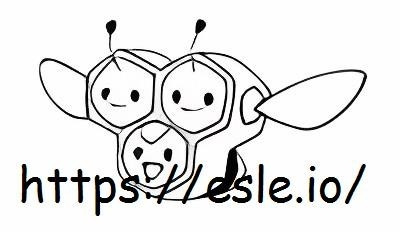 Combee coloring page