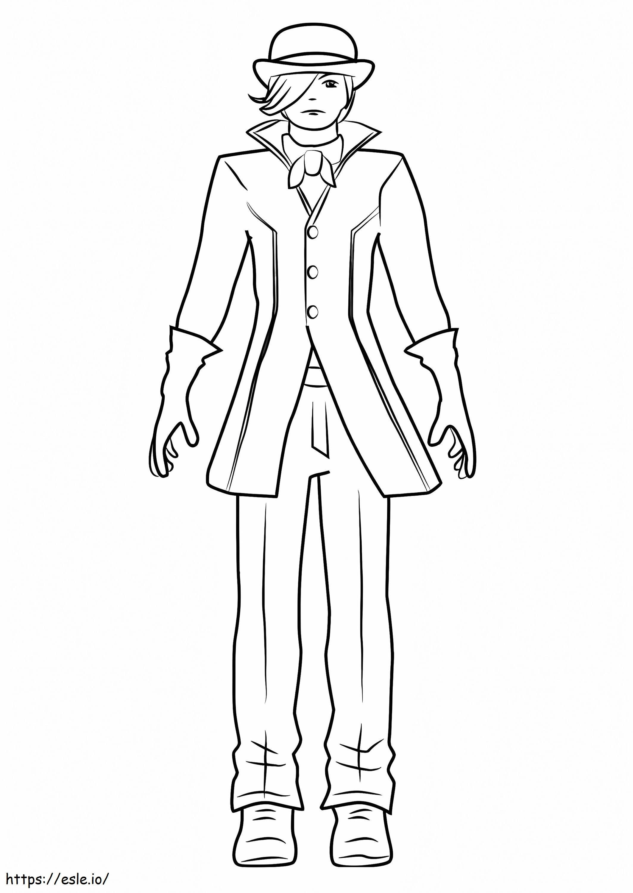 Roman Torchwick From RWBY coloring page